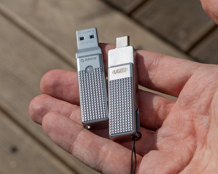Обзор USB-флеш-накопителя Orico UFSD-LD 256 ГБ: высокие скорости, два разъёма и металлический корпус / Хранение данных / iXBT Live